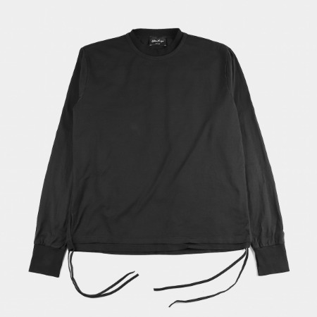 [ANDREA YA&#039;AQOV] Cotton T-Shirt Black