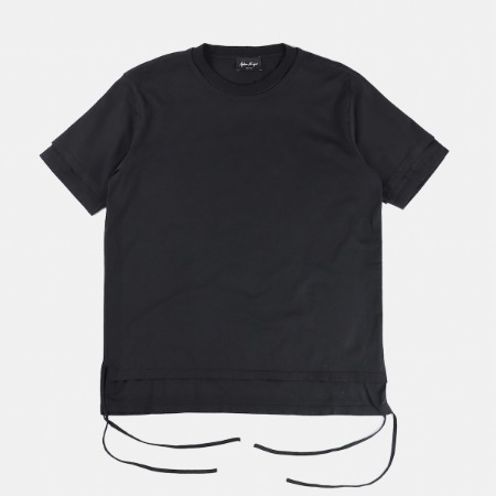 [ANDREA YA&#039;AQOV] Two Layers T-Shirt Black