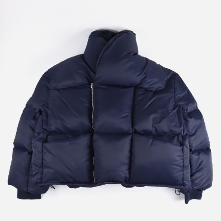 [Hed Mayner] Double Breasted Puffer Jacket Navy