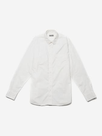 [k.h.r] Collar Stay Shirts Typewriter White