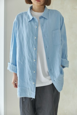 [The Tuin] Rootlet Shirt Sky Blue