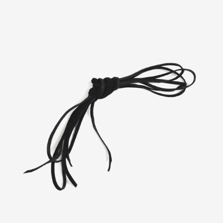[GUIDI] Leather Laces Black (992 Derby Lace)