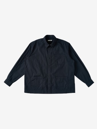 [Fall Break] Cotton Shirts Jacket Navy