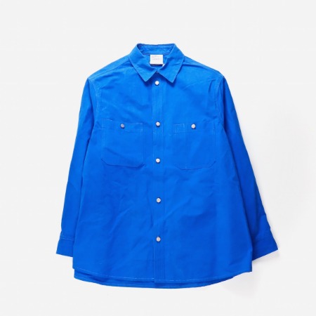 [Hed Mayner] Overshirt Cobalt Blue