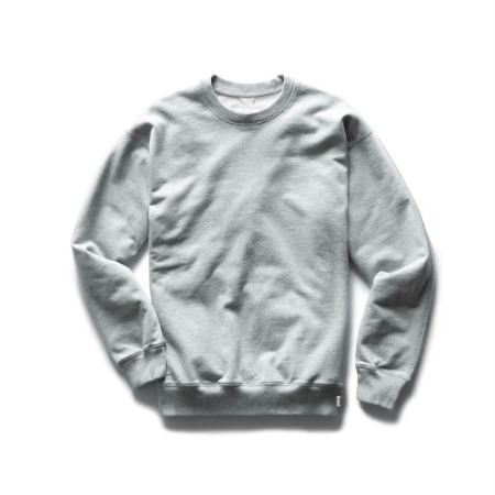 [Reigning Champ] Midweight Terry Relaxed Crewneck Heather Grey