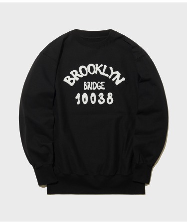 [BEARDED KID] Brooklyn Sweatshirt Black