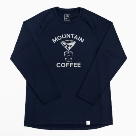 [Cayl] Mountain Coffee Long Sleeve Navy