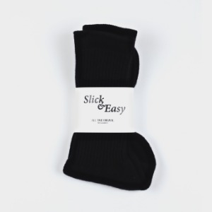 [SlickandEasy] Premium Pile Socks Black (With A.T.O. Dry Goods Co.)