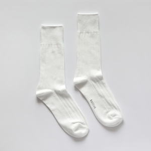 [KNILTON] 022-001 Double Cylinder Socks Natural