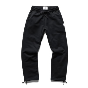 Midweight Terry Relaxed Pants Black