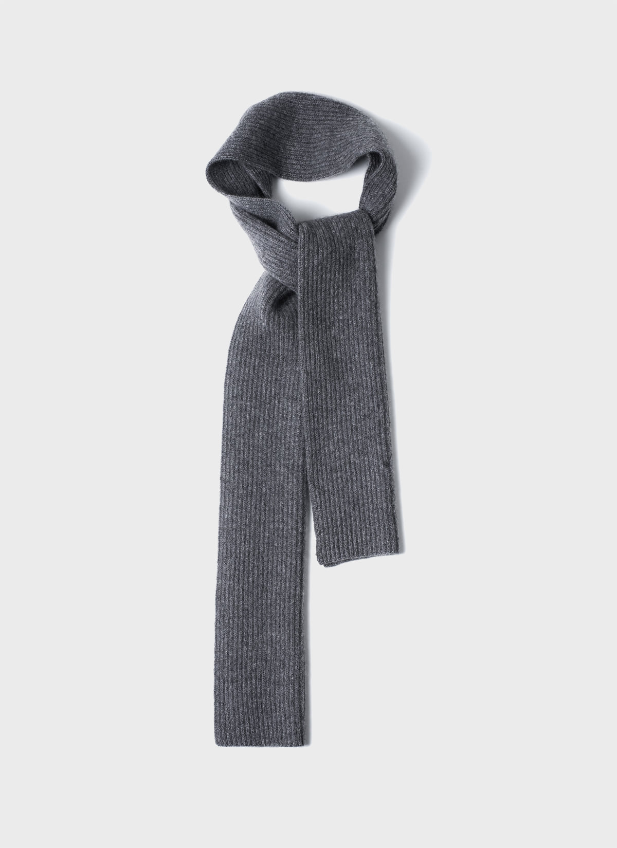 Duncan Cashmere Scarf Charcoal