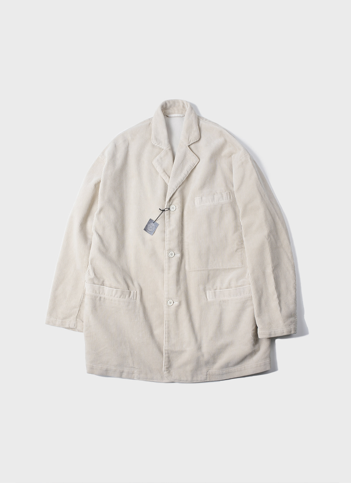 Corduroy Modigliani Jacket Off White