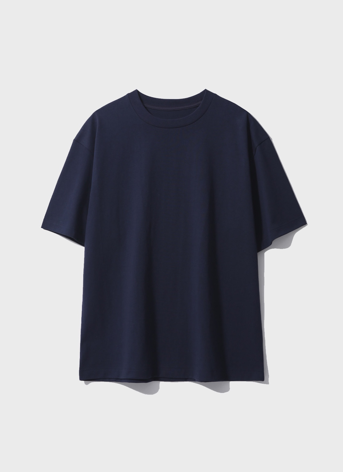 Plain Cotton T Shirts Navy