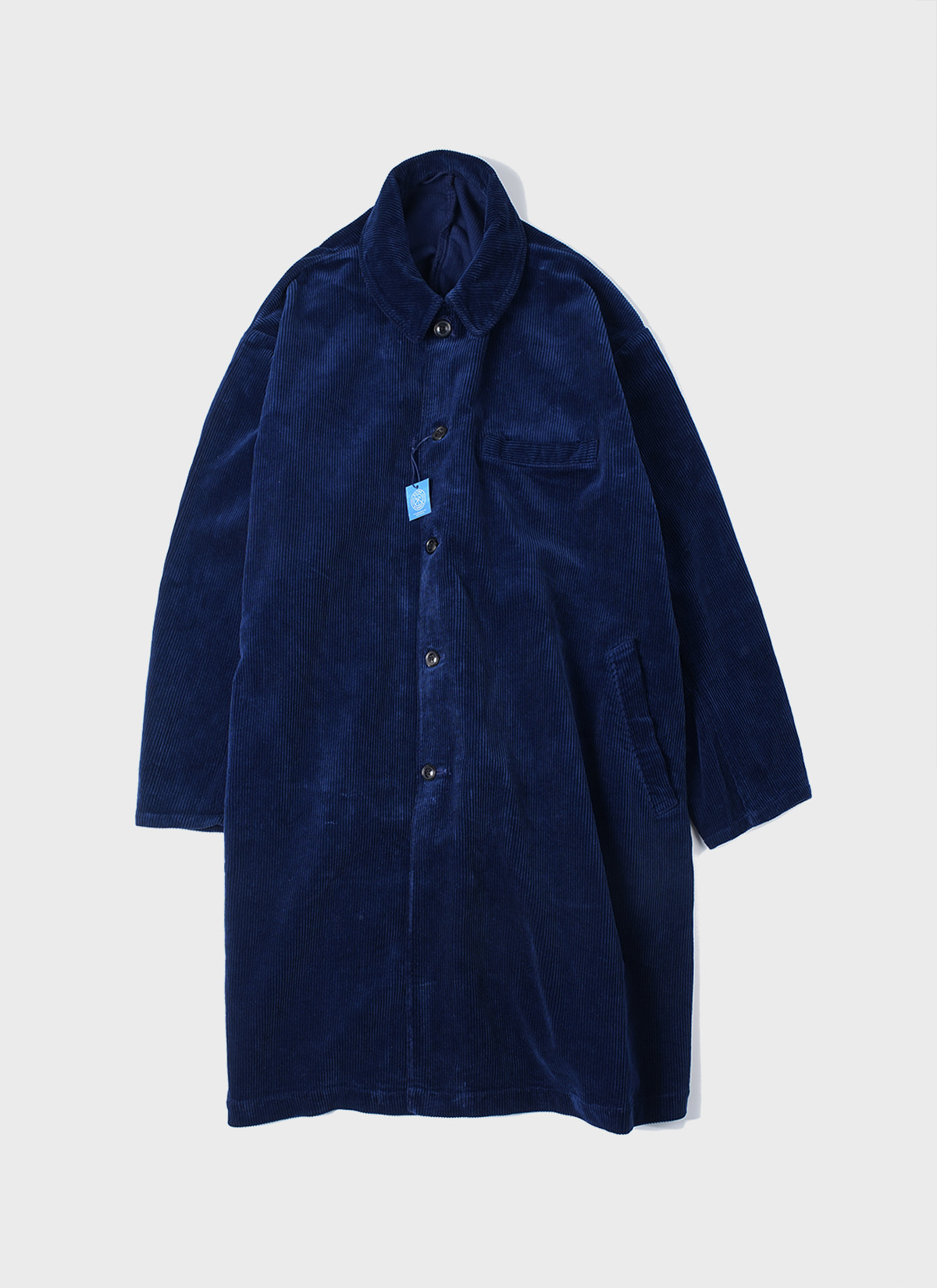 Corduroy Coat Blue