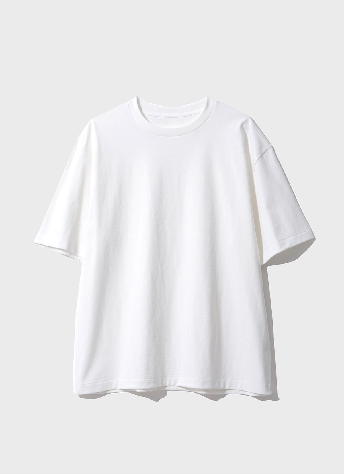 Plain Cotton T Shirts Ecru